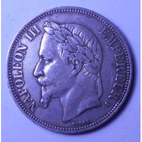 FRANCE 5 Francs 1867A...