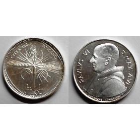 VATICANO 1 Lira 1968 PAOLO...