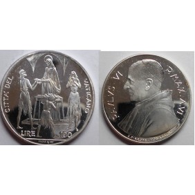 VATICANO 100 Lire 1968...