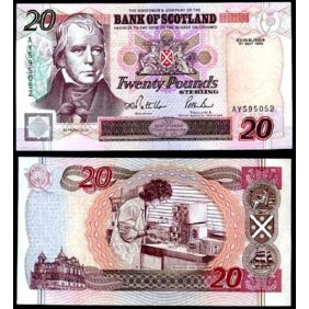 SCOTLAND 20 Pounds 1995...