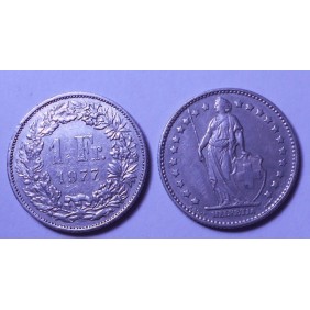 SWITZERLAND 1 Franc 1977
