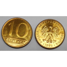 POLAND 10 Zlotych 1990