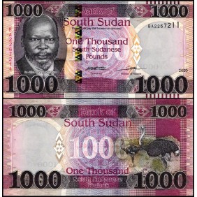 SOUTH SUDAN 1000 Pounds 2020