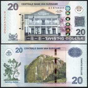 SURINAME 20 Dollars 2010