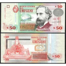 URUGUAY 50 Pesos 2008