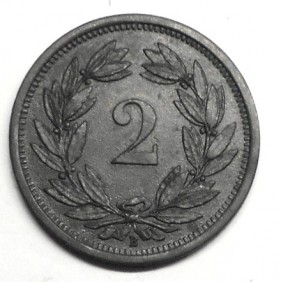 SWITZERLAND 2 Rappen 1944