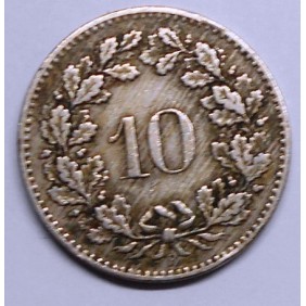 SWITZERLAND 10 Rappen 1897