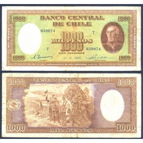 CHILE 1000 Pesos 1947