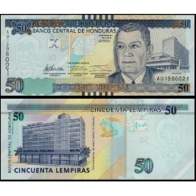 HONDURAS 50 Lempiras 2012