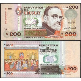 URUGUAY 200 Pesos 2009
