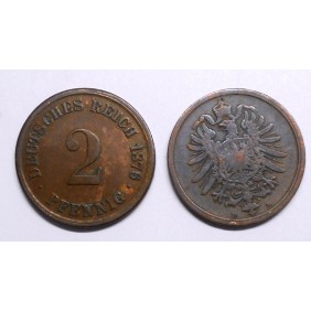 GERMANY EMPIRE 2 Pfennig...