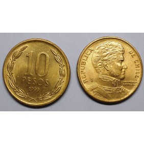 CHILE 10 Pesos 1999