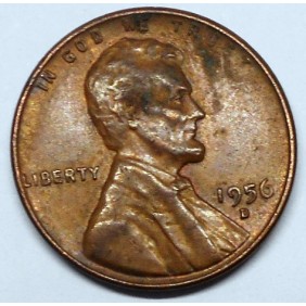 USA 1 Cent 1956 D Lincoln