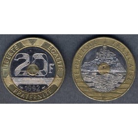 FRANCE 20 Francs 1992 Mont...