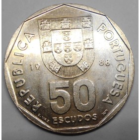 PORTUGAL 50 Escudos 1988