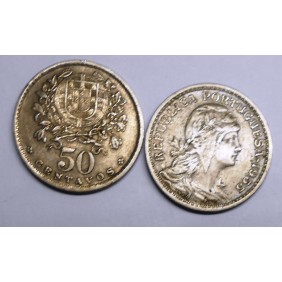 PORTUGAL 50 Centavos 1955