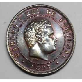 PORTUGAL 10 Reis 1891