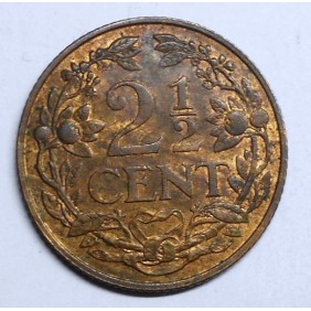 NETHERLANDS 2 1/2 Cent 1941...