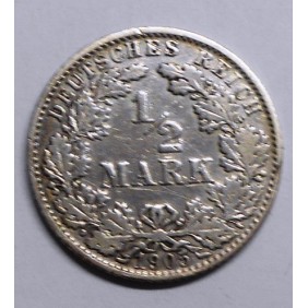 GERMANY EMPIRE 1/2 Mark...