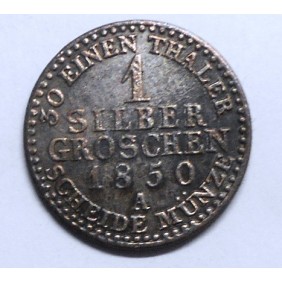 PRUSSIA 1 Groschen 1850A AG