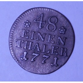 PRUSSIA 1/48 Thaler 1771A...