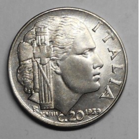20 Centesimi IMPERO 1939...
