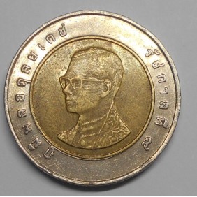 THAILAND 10 Baht 2008...