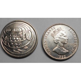 CAYMAN ISLANDS 10 Cents 1992