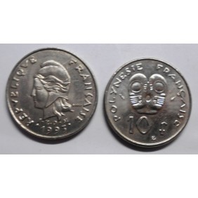 FRENCH POLYNESIA 10 Francs...