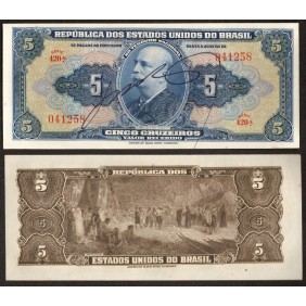 BRAZIL 5 Cruzeiros 1943