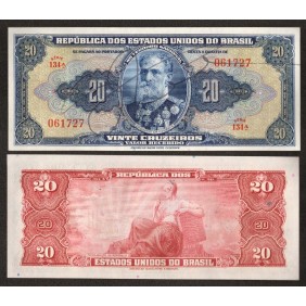 BRAZIL 20 Cruzeiros 1943
