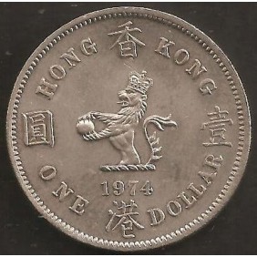 HONG KONG 1 Dollar 1974