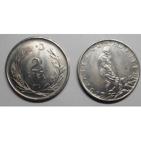 TURKEY 2 1/2 Lira 1972