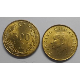 TURKEY 500 Lira 1989