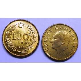 TURKEY 100 Lira 1989