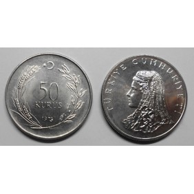 TURKEY 50 Kurus 1973
