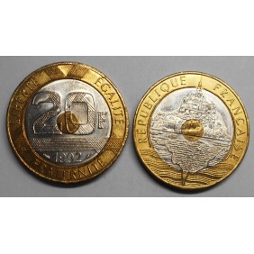 FRANCE 20 Francs 1992 Mont...