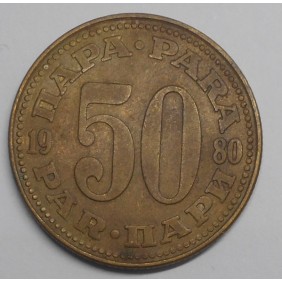 YUGOSLAVIA 50 Para 1980