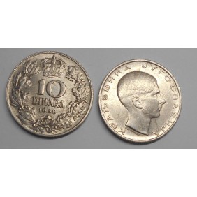 YUGOSLAVIA 10 Dinara 1938...