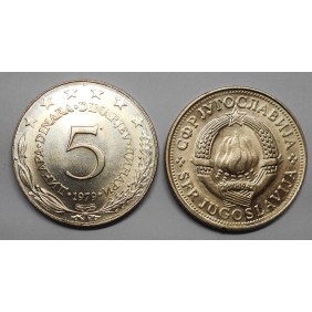 YUGOSLAVIA 5 Dinara 1979