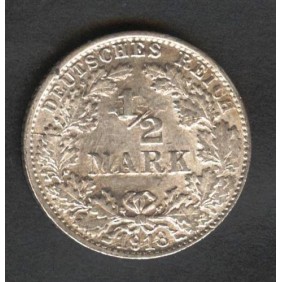 GERMANY EMPIRE 1/2 Mark...