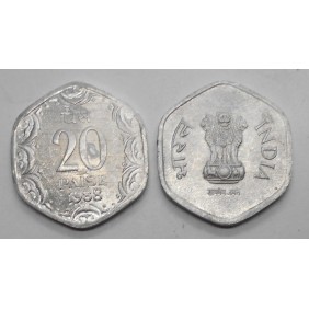 INDIA 20 Paise 1988 C