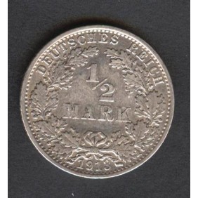 GERMANY EMPIRE 1/2 Mark...
