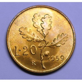20 LIRE 1959