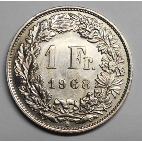 SWITZERLAND 1 Franc 1968