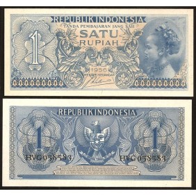INDONESIA 1 Rupiah 1956