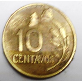 PERU 10 Centavos 1975