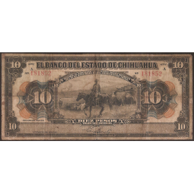 MEXICO 10 Pesos 1913
