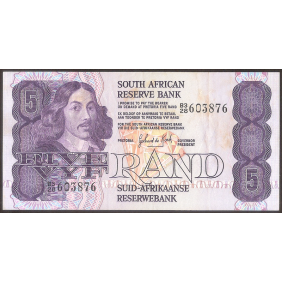 SOUTH AFRICA 5 Rand 1978