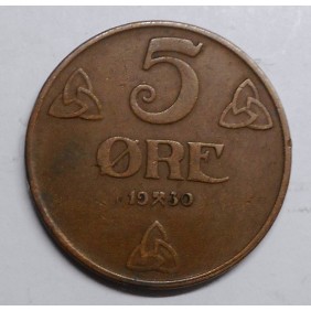 NORWAY 5 Ore 1930